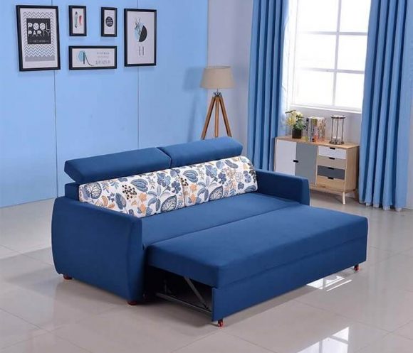 Folding Sofa Cum Bed | Multi-functional Headrest and Full Folding Sofa Bed