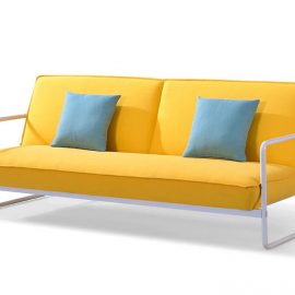Sofa Cum Bed | Iron Arm Single Sofa Folding Bed