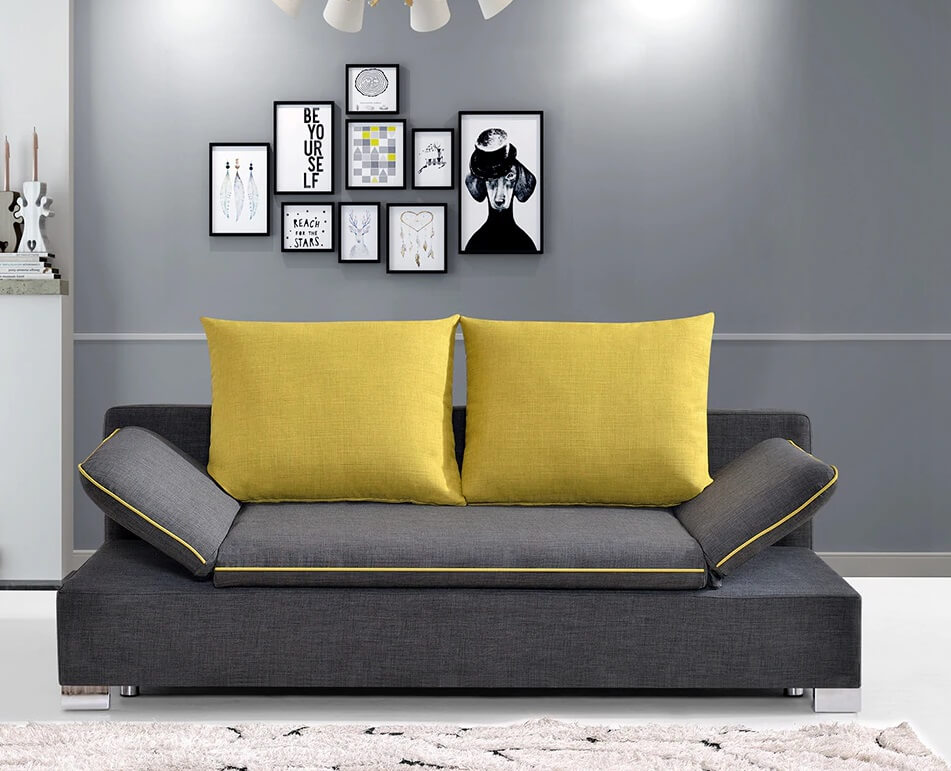 Multifunctional Arm Foldable Sofa Cum Bed | Modern Living Room Sofa
