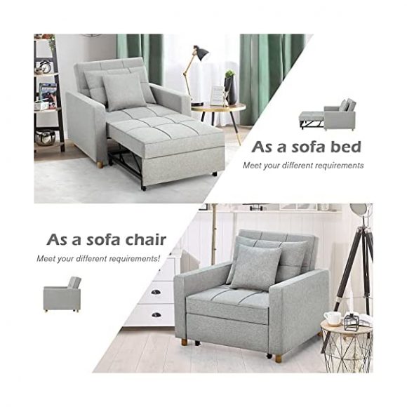 Single Seater Folding Sofa Cum Bed