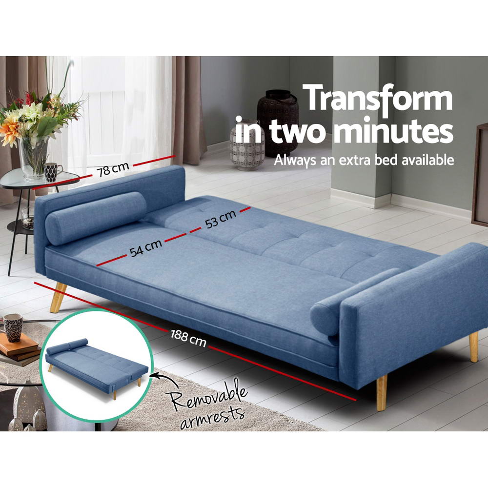 Sofa cum bed Transform into two form
